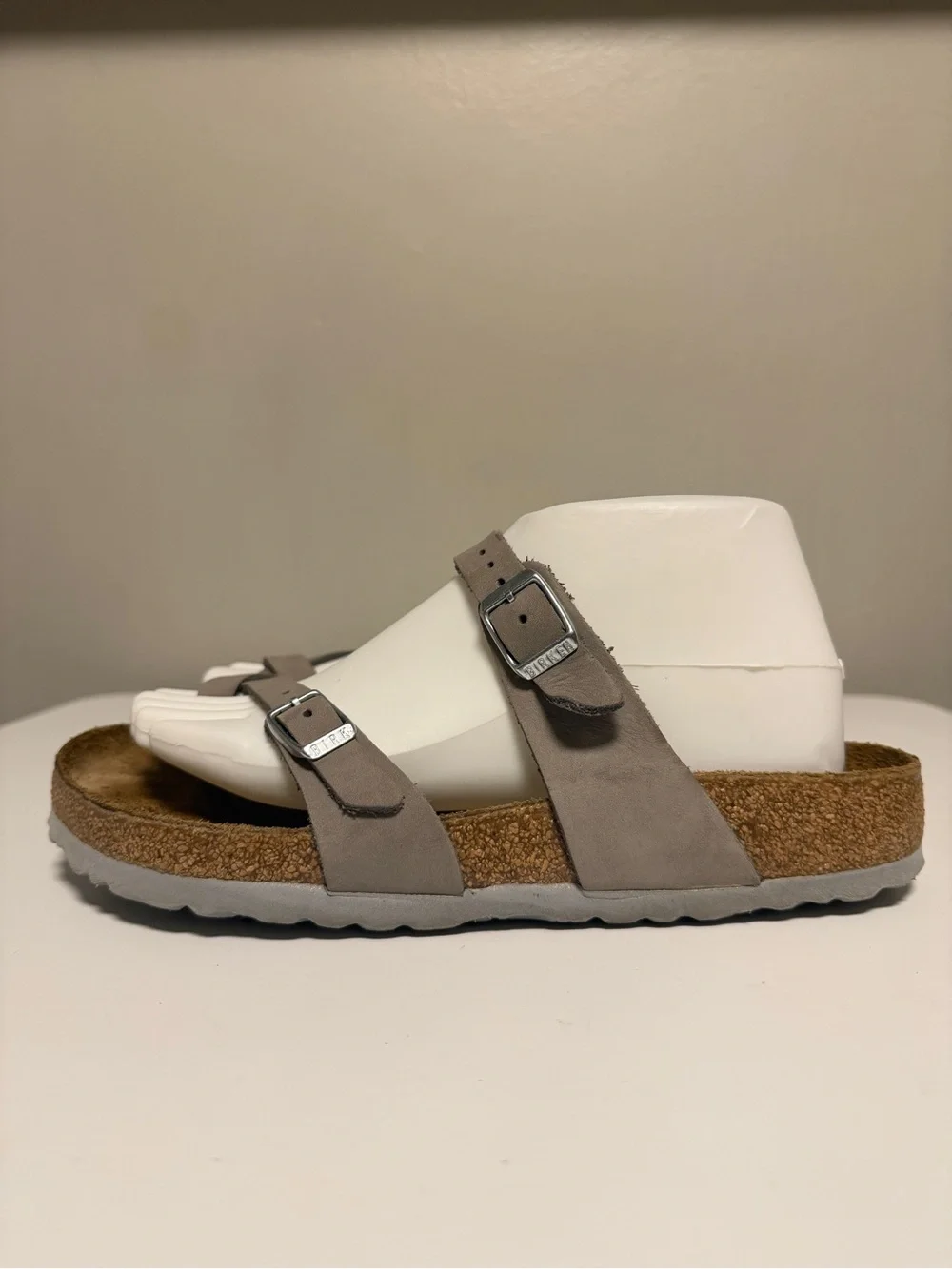 Birkenstock Mayari Nubuck Leather Dove Gray Women’s EU 40 US 9-9.5 Regular/Wide